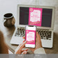 Barbie Party Hot Pink Gold | Printable Birthday Invitation Template