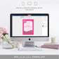 Barbie Party Hot Pink Silver | Printable Birthday Invitation Template