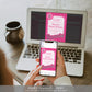 Barbie Party Hot Pink Silver | Printable Birthday Invitation Template