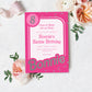 Barbie Party Hot Pink Silver | Printable Birthday Invitation Template