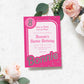 Barbie Party Hot Pink Silver | Printable Birthday Invitation Template