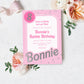 Barbie Party Pink Silver | Printable Birthday Invitation Template