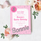 Barbie Party Pink Silver | Printable Birthday Invitation Template