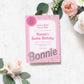 Barbie Party Pink Silver | Printable Birthday Invitation Template