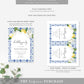 The Med Arch Lemons | Printable Birthday Invitation Template