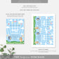 Bluey Blue | Printable Birthday Invitation Template - Black Bow Studio