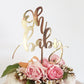 Cake Topper Gold Mirror Acrylic | Oh Baby - Black Bow Studio
