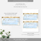 Watercolour Blue | Printable Birthday Boarding Pass - Black Bow Studio