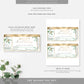 Ferras Blossom Greenery | Printable Birthday Boarding Pass - Black Bow Studio