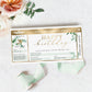 Ferras Blossom Greenery | Printable Birthday Boarding Pass - Black Bow Studio