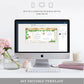 Nantucket Palm | Printable Boarding Pass - Black Bow Studio