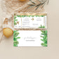 Nantucket Palm | Printable Boarding Pass - Black Bow Studio