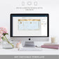 Paintly Blue | Printable Boarding Pass - Black Bow Studio