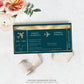 Paintly Navy Blue | Printable Boarding Pass - Black Bow Studio