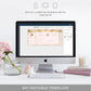 Paintly Pink | Printable Boarding Pass - Black Bow Studio