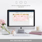 Watercolour Pink | Printable Boarding Pass - Black Bow Studio