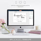 Leyton Script | Printable Bouquet Bar Sign