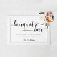 Leyton Script | Printable Bouquet Bar Sign