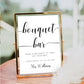 Leyton Script | Printable Bouquet Bar Sign