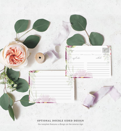 Rosings Floral | Printable Bridal Shower Invitation Suite - Black Bow Studio