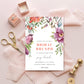 Rosings Floral | Printable Bridal Shower Invitation Suite - Black Bow Studio