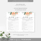 Darcy Floral Peach | Printable Bridal Shower Games Bundle Template - Black Bow Studio