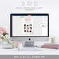 Darcy Floral Pink | Printable Bridal Shower Games Bundle Template - Black Bow Studio
