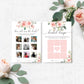 Darcy Floral Pink | Printable Bridal Shower Games Bundle Template - Black Bow Studio