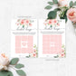 Darcy Floral Pink | Printable Bridal Shower Games Bundle Template - Black Bow Studio