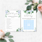 Ferras Blue | Printable Bridal Shower Games Bundle Template