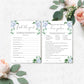 Ferras Blue | Printable Bridal Shower Games Bundle Template