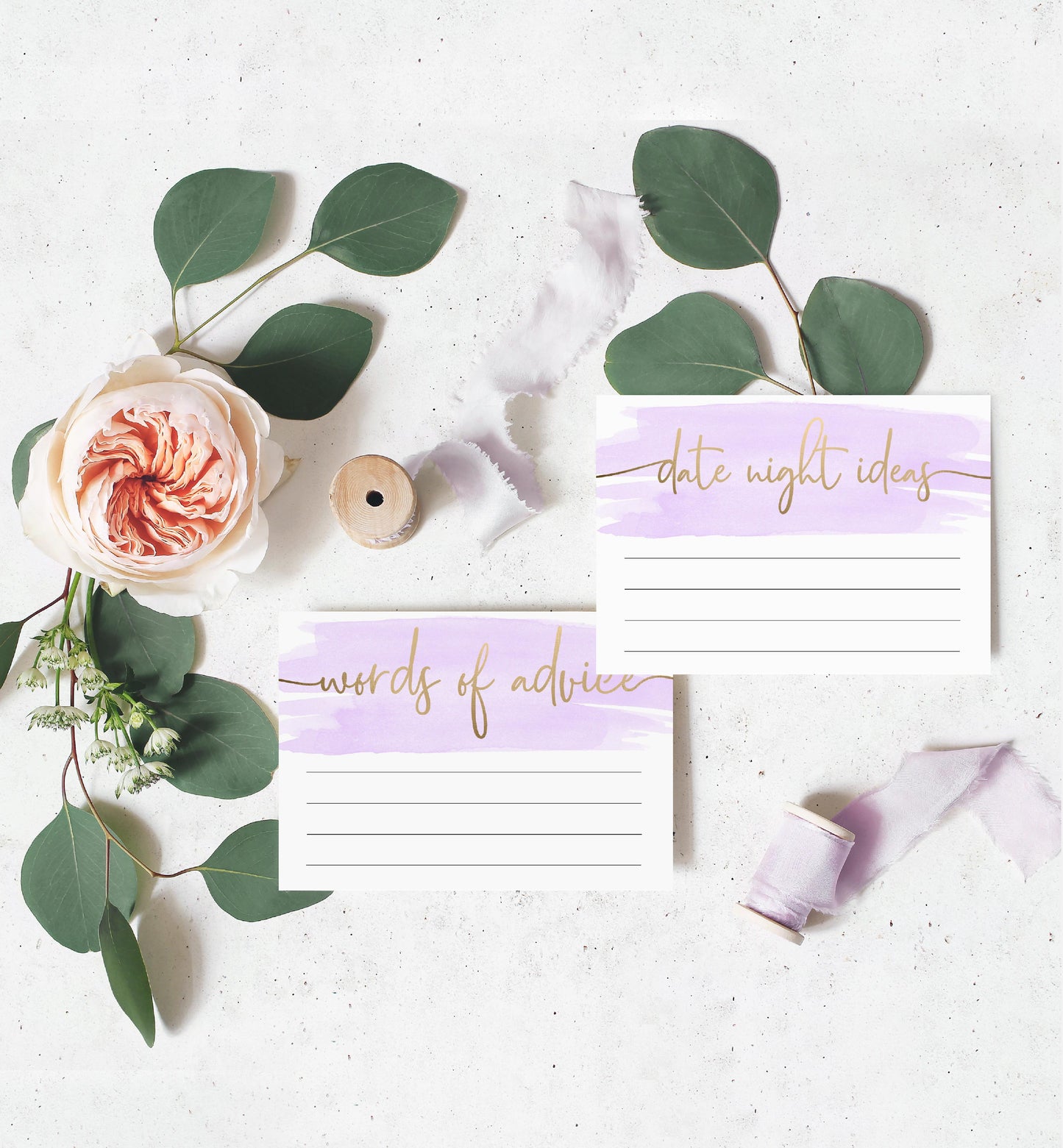 Watercolour Purple | Printable Bridal Shower Games Bundle