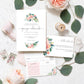 Afternoon Blooms | Printable Bridal Shower Invitation Suite Template - Black Bow Studio