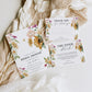 Mews Floral White | Printable Bridal Shower Invitation Suite Template