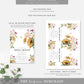 Mews Floral White | Printable Bridal Shower Invitation Suite Template