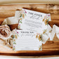 Mews Floral White | Printable Bridal Shower Invitation Suite Template
