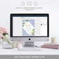 The Med Lemons | Printable Bridal Shower Invitation Suite - Black Bow Studio