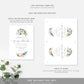 Afternoon Blooms | Printable Bridal Shower Invitation Suite Template - Black Bow Studio