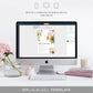 Mews Floral White | Printable Bridal Shower Invitation