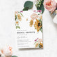 Mews Floral White | Printable Bridal Shower Invitation