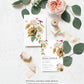 Mews Floral White | Printable Bridal Shower Invitation