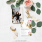 Mews Floral White | Printable Bridal Shower Invitation