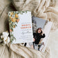 Clementine White | Printable Bridal Shower Invitation Template