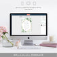 Everly Greenery | Printable Bridal Shower Invitation Suite