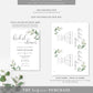Muted Greenery | Printable Bridal Shower Invitation