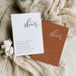 Lucas Script White | Printable Bridal Shower Invitation