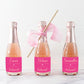 Paintly Hot Pink Gold | Printable Bridesmaid Proposal Label Template