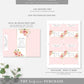 Quinn Floral Pink | Printable Bridesmaid Proposal Chocolate Bar Wrappers Template