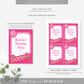 Barbie Party Hot Pink Gold | Printable Juice Pouch Label Template