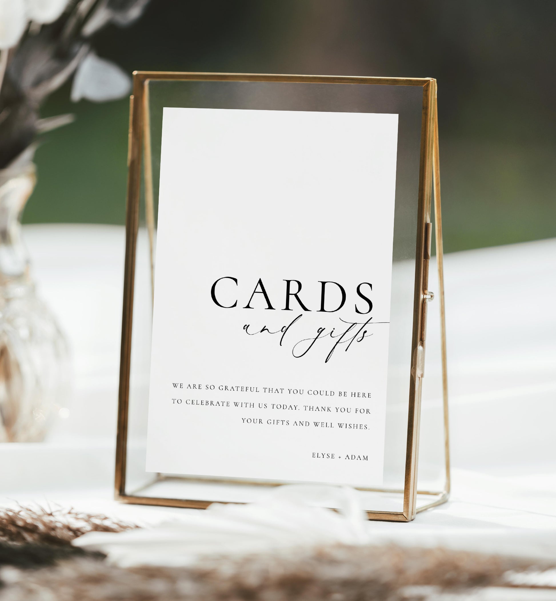 Printable Cards And Gifts Sign Cards And Gifts Sign, Cards And Gifts